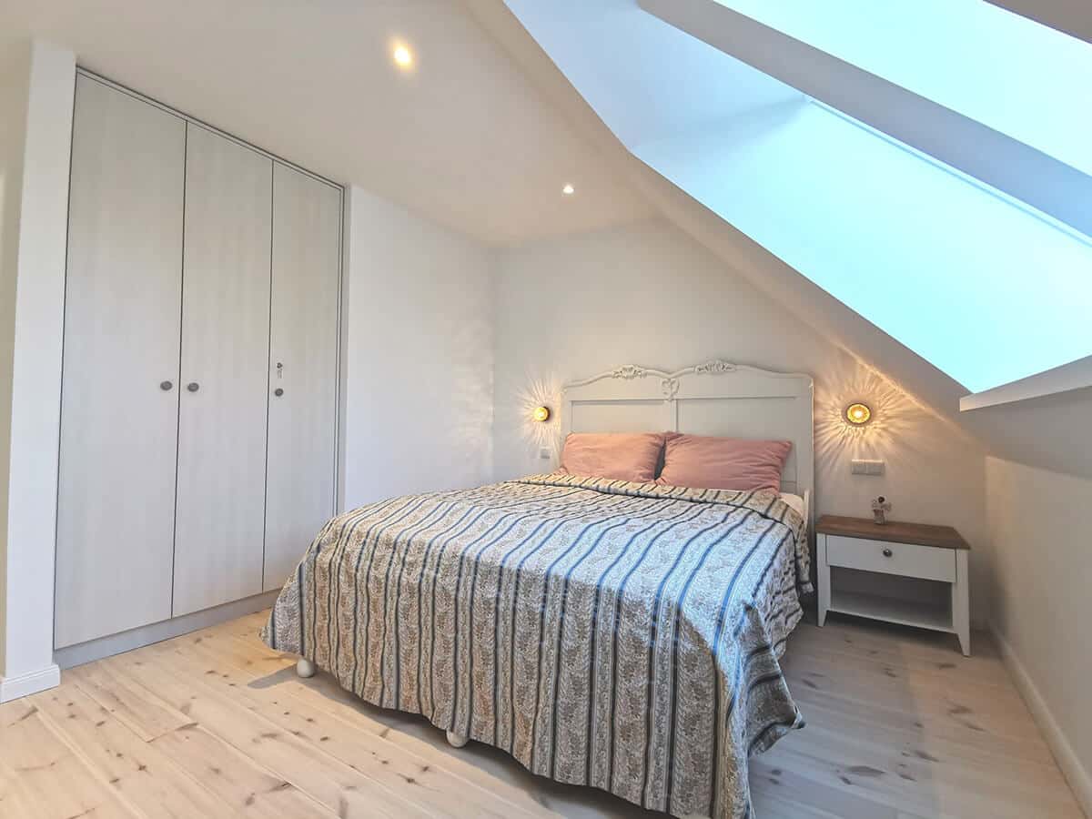 Ferienloft Sternenblick Schlafzimmer Weitezeit Urlaub Ostsee