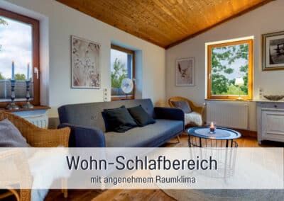 wohnwerth.de Traumferienwohnung Ostsee Ferienhaus Töpferhaus Wohn- Schlafbereich