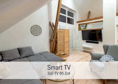 wohnwerth.de Traumferienwohnung Ostsee Ferienloft Sternenblick Smart TV