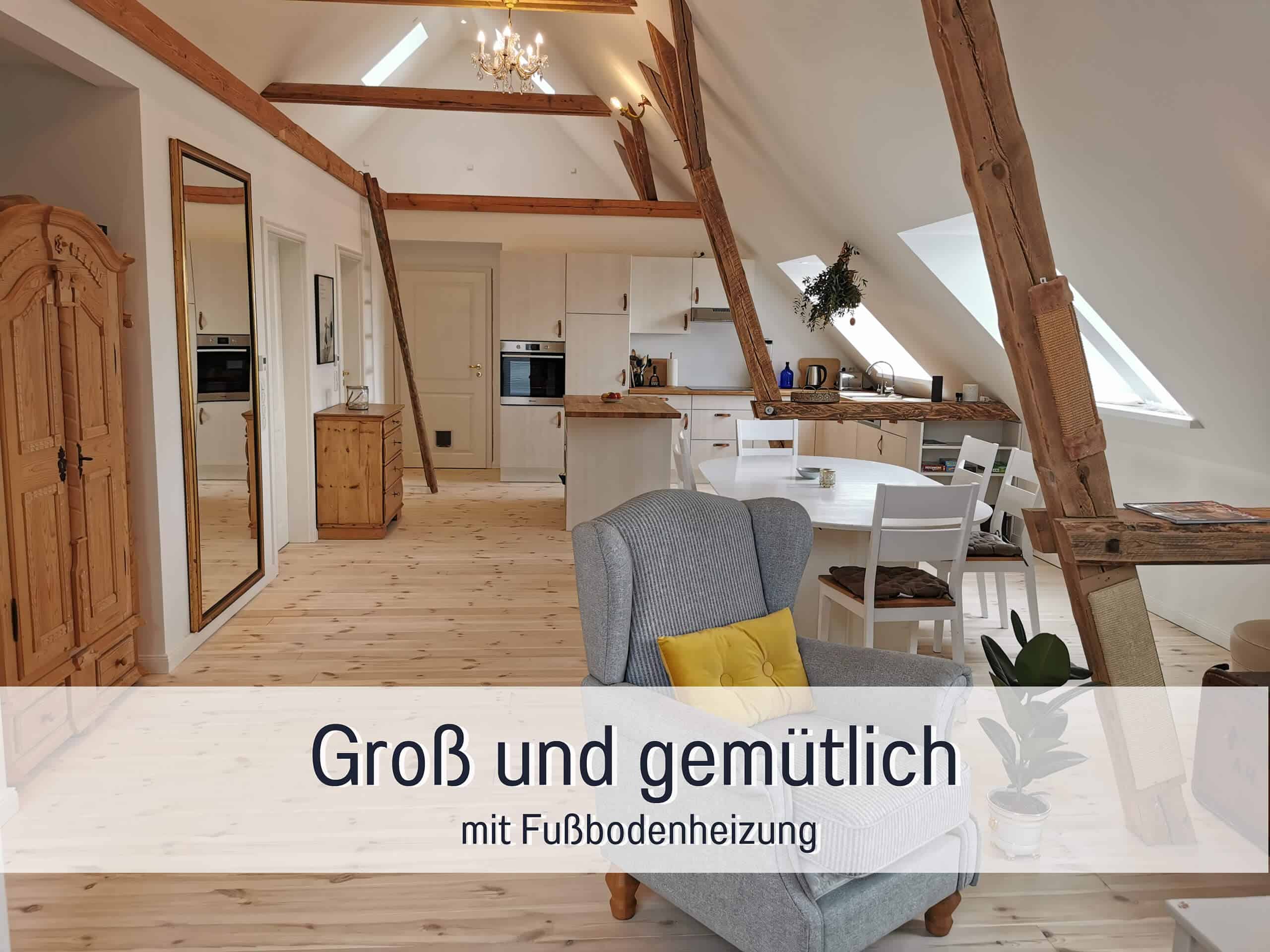 Weitezeit Traumferienwohnung Ostsee Ferienloft Sternenblick gross und gemuetlich