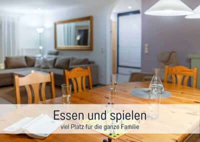 wohnwerth.de Traumferienwohnung Ostsee Ferienwohnung Lichtinsel Essbereich