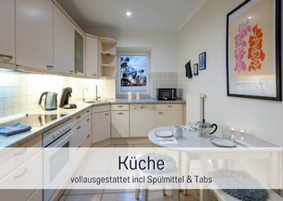 wohnwerth.de Traumferienwohnung Ostsee Ferienwohnung Lichtinsel Küche